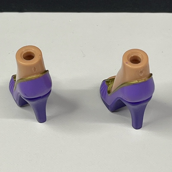 Bratz Versace Princess High Heel Shoes Purple & Gold - Picture 7 of 8